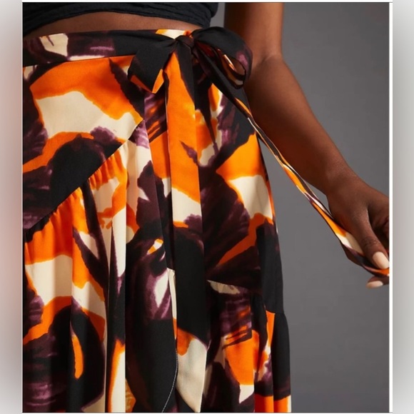 Anthropologie Hutch Printed Wrap Maxi Skirt - Picture 3 of 5